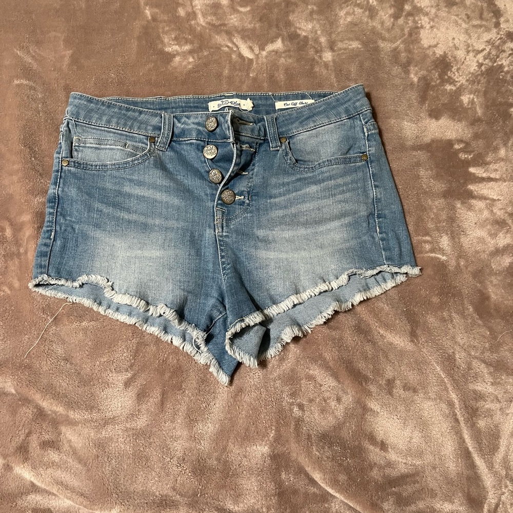 Blue Jean shorts size 5 but they fit smaller.